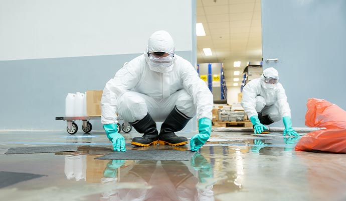 Biohazard remediation special cleaning