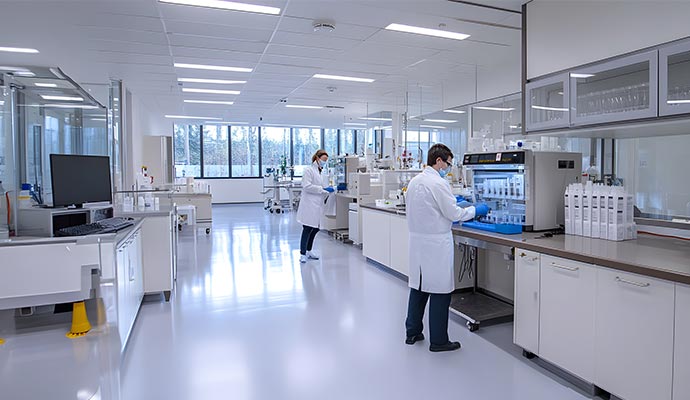 Clean laboratory biohazard safety