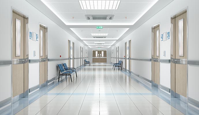 Hospital corridor