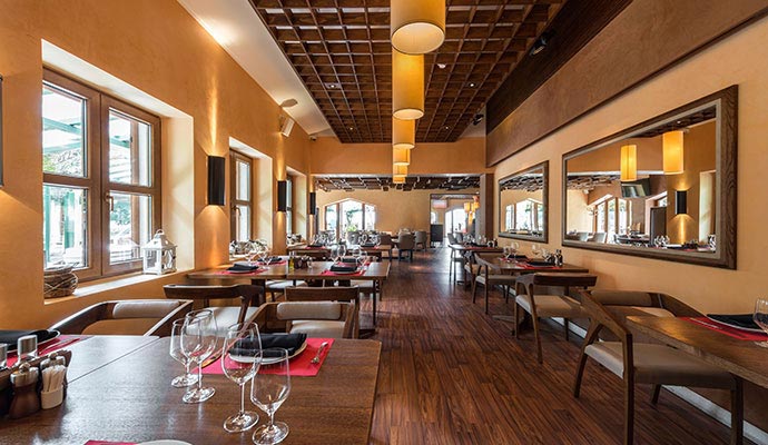 Modern restaurant interior