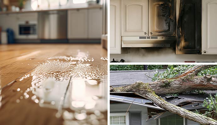 Emergency restoration services for fire, water, and storm damage in McDonald