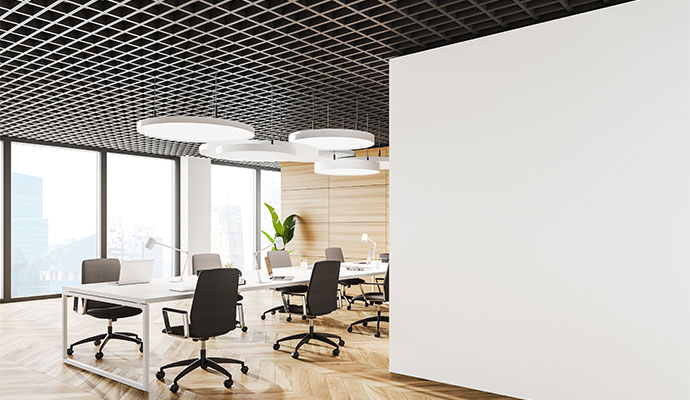 An empty office room