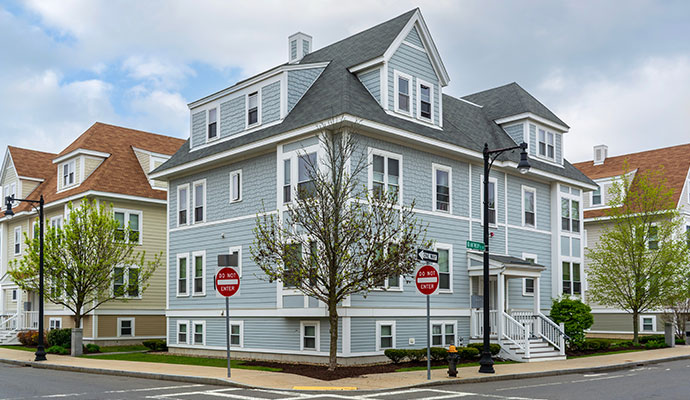 A multifamily residential building