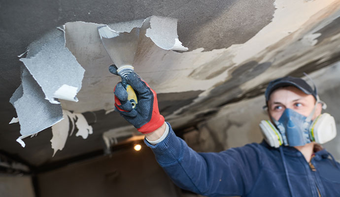 Professional smoke stain removal service