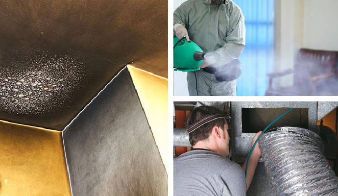 Fire smoke damage restoration and duct cleaning