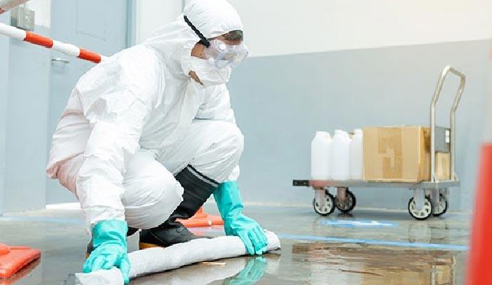 Professional cleaning hazardous liquid