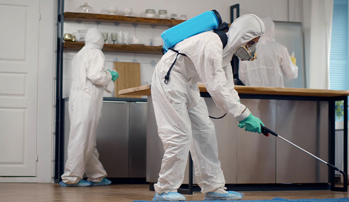 Professional disinfecting service