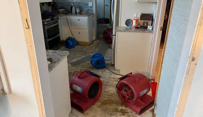Water damage restoration