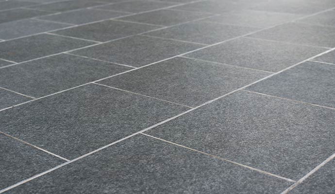 Clean floor tiles